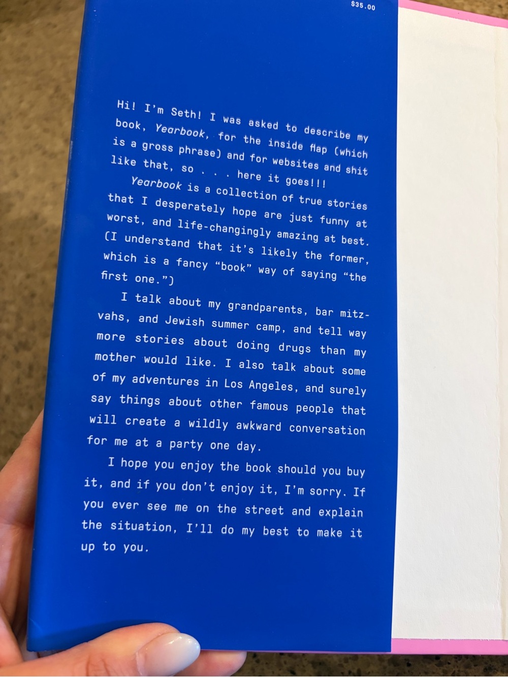 Year Book -Seth Rogen - Picture 3 of 3